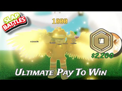 I spent 2,200 to become a killstreak god on public servers – Slap Battles Roblox