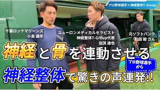 【プロ野球選手×神経整体T-Group】  神経と骨を連動させる神経整体で驚きの声！！#和田毅 #隅田知一郎#プロ野球 #小島和哉 #富田連#早川隆久 #プレミア12 #wbc #田渕達也