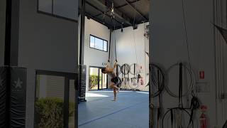 AIRWALK on aerial straps! #shorts #airwalk #circus #straps #calisthenics