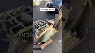 Walkaround of our new 1959 Vespa VNA 125 project.