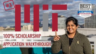 100% Scholarships for International Students at MIT | Application Walkthrough | RTS Ep. 08