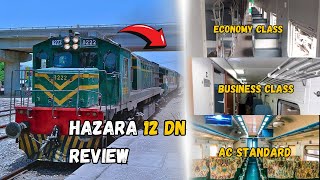 Hazara Express 12DN | AC Standard | Business Class | Economy Class | Passengers Review