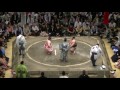 絶好調の宇良が9日目に勝ち越しをかける！ 松鳳山 宇良 2017.5.22 sho^ho^zan ura day9 sumo