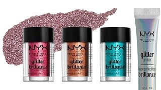 NYX Glitter Brillants Review And Swatches ❤