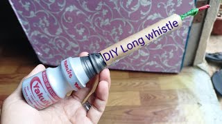 DIY Yakult whistle bomb loaded/punong-puno talaga Ng pulbura ang yakult..