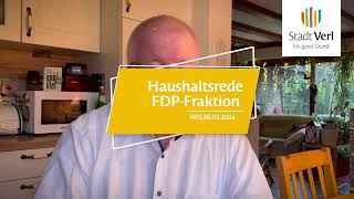 Haushaltsrede 2024 FDP-Fraktion