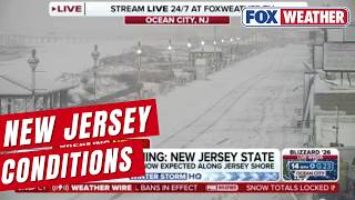 Blizzard Warning In Effect For Entire State Of New Jersey As Jersey Shore Gets Slammed With Snow