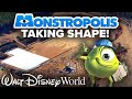 Foundations Poured at Monsters Inc. Door Factory Coaster! - Disney News