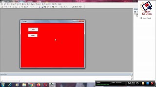 How to change colour in Form Background Using Visual Basic 6 0 | VB Tutorial