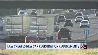Tennessee law creates new car registration requirements