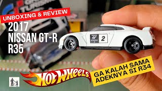 Hotwheels 2017 Nissan GT-R R35 - item reguler yang diupgrade, asli puas | UNBOXING & REVIEW