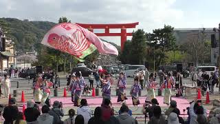 【4K】みつば家　京都さくらよさこい二日目　神宮道南ステージ