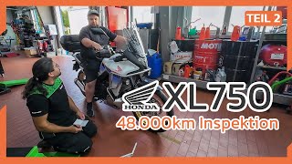 48.000km in einem Jahr: Was hat es gekostet? Inspektion und Fahrwerksupdate  Honda XL750 • Teil 2