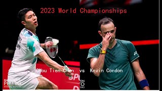 BWF World Championships 2023 | Chou Tien Chen (TPE) vs Kevin Cordon (GUA) | R64 | Full Match