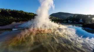 Wai-O-Tapu by UAV drone - Chris McLennan