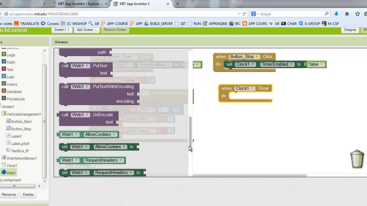 App Inventor 2 Tutorial Control A Scratch Sprite With An Android Device