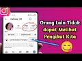 Cara Menyembunyikan Daftar Pengikut di Instagram