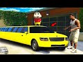 Franklin And Shinchan Make a World Longest Car in GTA 5