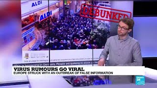 Outbreak of false virus news in Europe