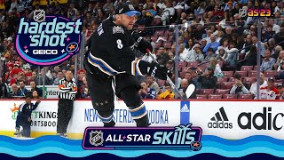 Hardest Shot | 2023 NHL All-Star Skills Competition