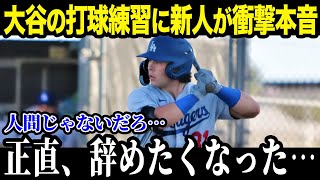 大谷の打撃練習にド軍新人ラッシングが絶望「ショウヘイは人間じゃない…」異次元の打球速度にMLB屈指のスター選手や米国ファンも唖然【最新/MLB/大谷翔平】【総集編】