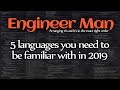 5 programming languages you need to be familiar with in 2019