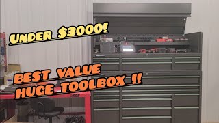 Masterforce 72" Toolbox, Top & Bottom Combo