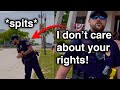 When Arrogant Cops Make Unlawful Detentions And Give Illegall Orders! Guys Refuse To Id! Cops Sued!