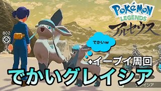 【ポケモンアルセウス】【でかいグレイシア】（イーブイ周回）【レジェンズアルセウス】