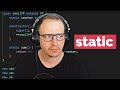 Everything a programmer needs to know about the STATIC keyword in JavaScript
