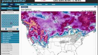 Pivotal Weather Snow Site Tutorial