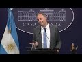 🔴 manuel adorni en vivo conferencia de prensa vocero de javier milei