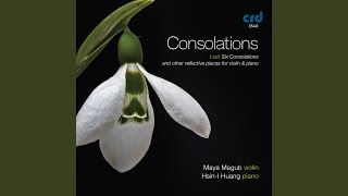 Consolations S.172/R12: No. 2, Un poco più mosso in E Major (Arr. for violin and piano by Maya...