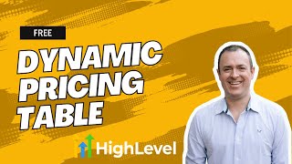 Create a Dynamic Pricing Table in HighLevel - Full Installation Guide