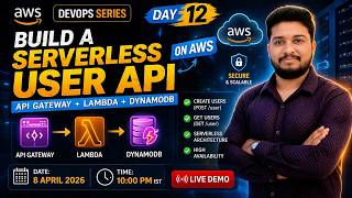 Build Serverless API on AWS 🚀 | API Gateway + Lambda + DynamoDB | Real Project | Day 12 DevOps