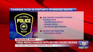 Three charged with murder in Columbia drug overdose death