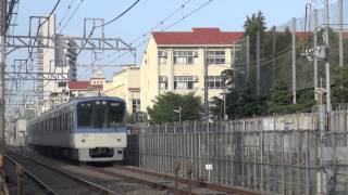 【阪神電鉄】5500系5513F%普通高速神戸行＠深江〜青木('13/07)