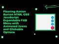 Floating Action Button (FAB) with HTML, CSS, and JavaScript | Step-by-Step Guide 🎯✨
