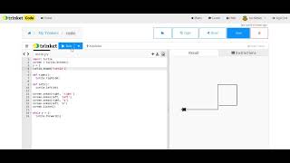 I made a snake game in trinket python | part 1