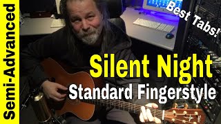 How to Play Silent Night on Guitar Fingerstyle Lesson 3