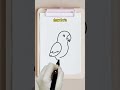 bird drawing tutorial