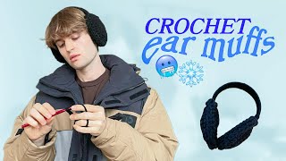 CROCHET EAR MUFFS TUTORIAL | FAST, EASY & CHEAP | Henri Purnell