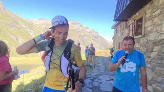 TOR450 - Tor des Glaciers highlights - Jules Henry and Candide Gabioud at Rifugio Bezzi