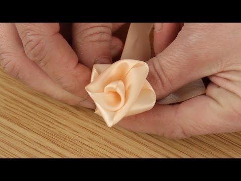 How To Make A Ribbon Rose | Craft Techniques How To Make A Ribbon Rose | Craft Techniques