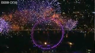 London Fireworks on New Year's Day 2010 - New Year Live - BBC One