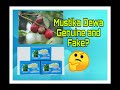 Mustika dewa original and fake comparison