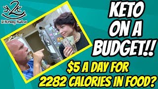 Keto on a Budget | $6 a day challenge | Keto Full Day of Eating