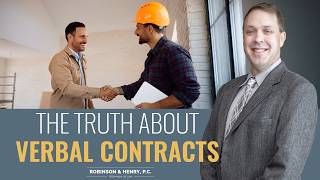 The Facts About Verbal Contracts