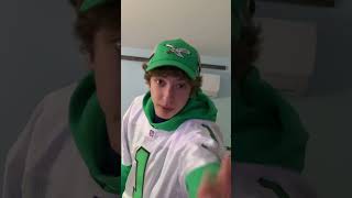 HYPED EAGLES FAN REACTS TO EAGLES DESTROYING GIANTS TO ADVANCE TO NFC CHAMPIONSHIP 😤 #shorts