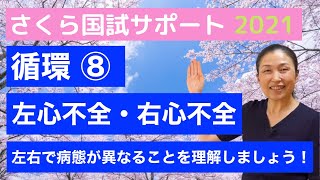 【似ているけど、違う！】循環⑧「左心不全・右心不全」【さくら国試サポート 解剖生理講義】